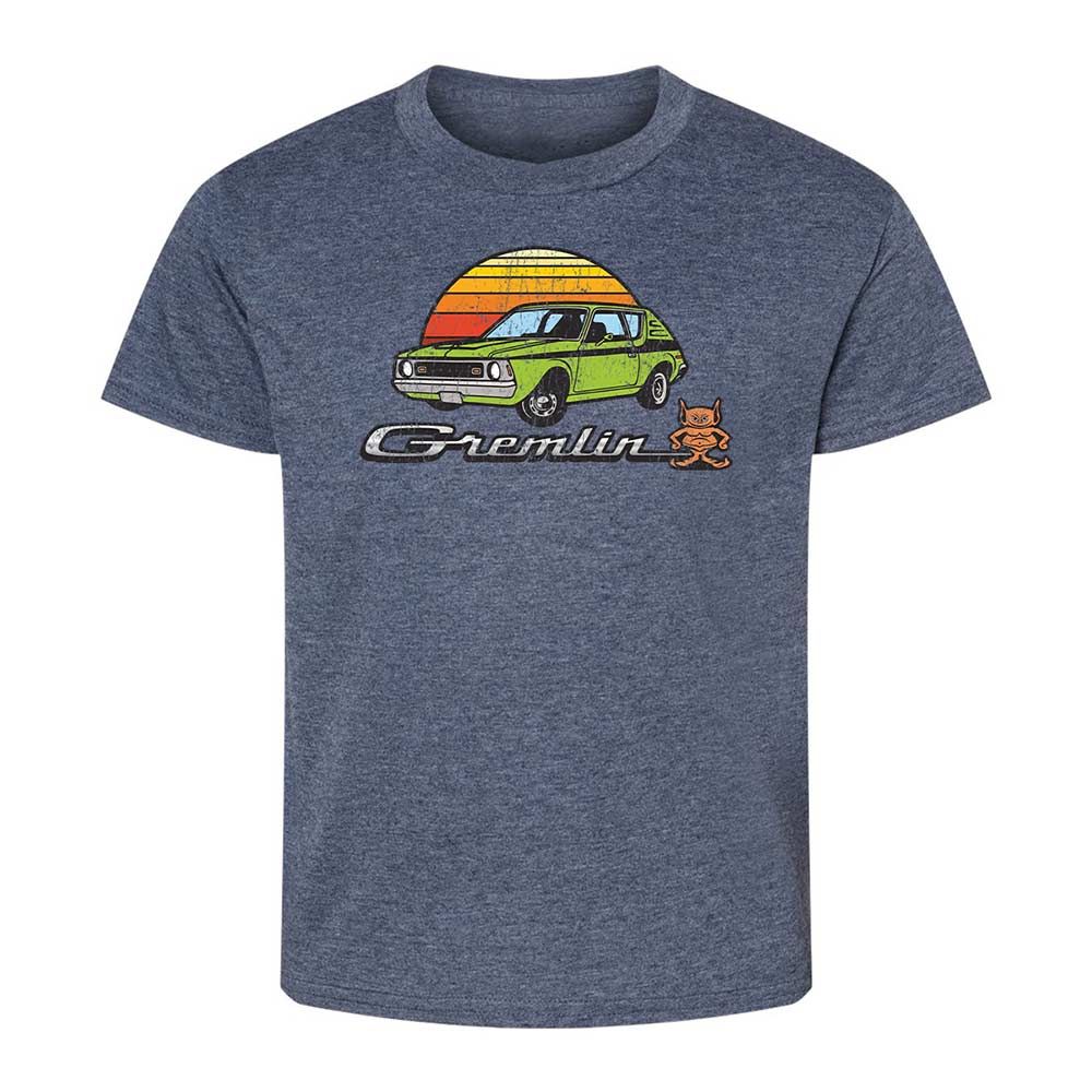 Kids T-Shirt - GV1FJLGD - Heather Navy - 15