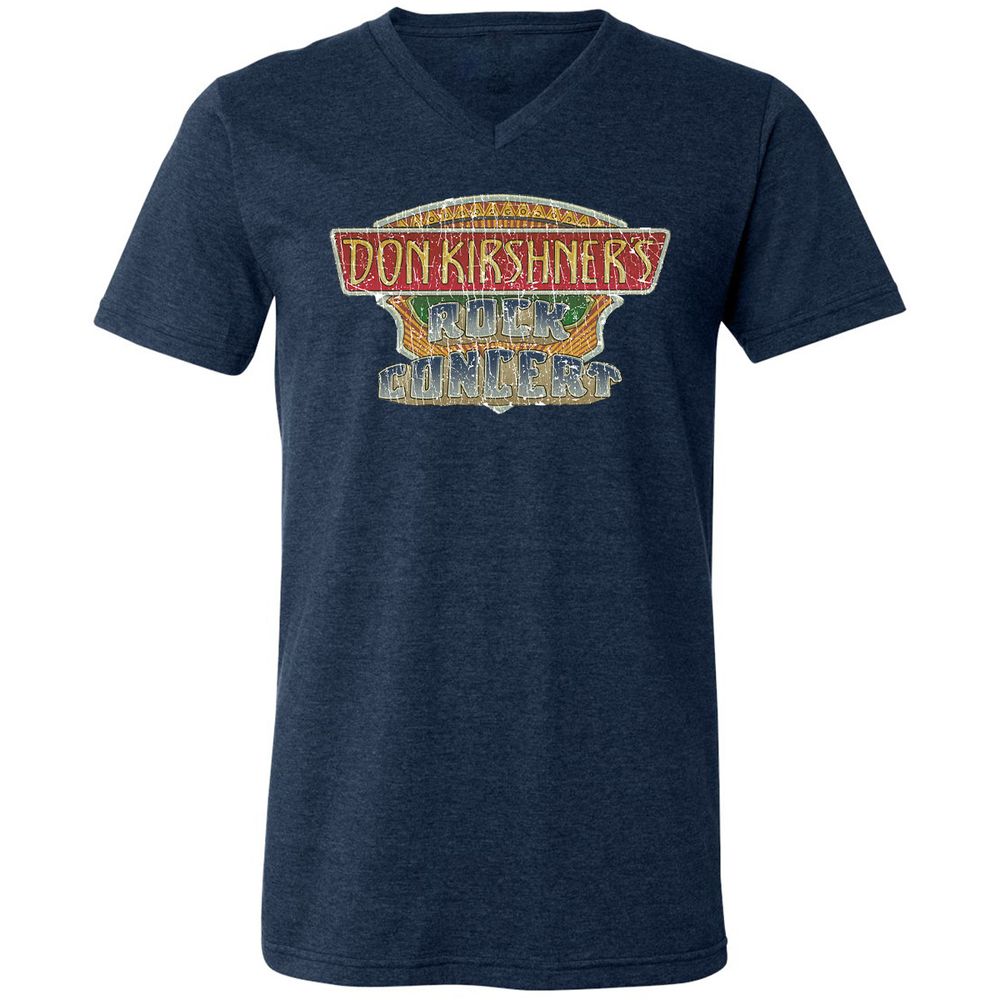 Unisex V-Neck T-Shirt - 5MJ4BWBX - Heather Navy - 15