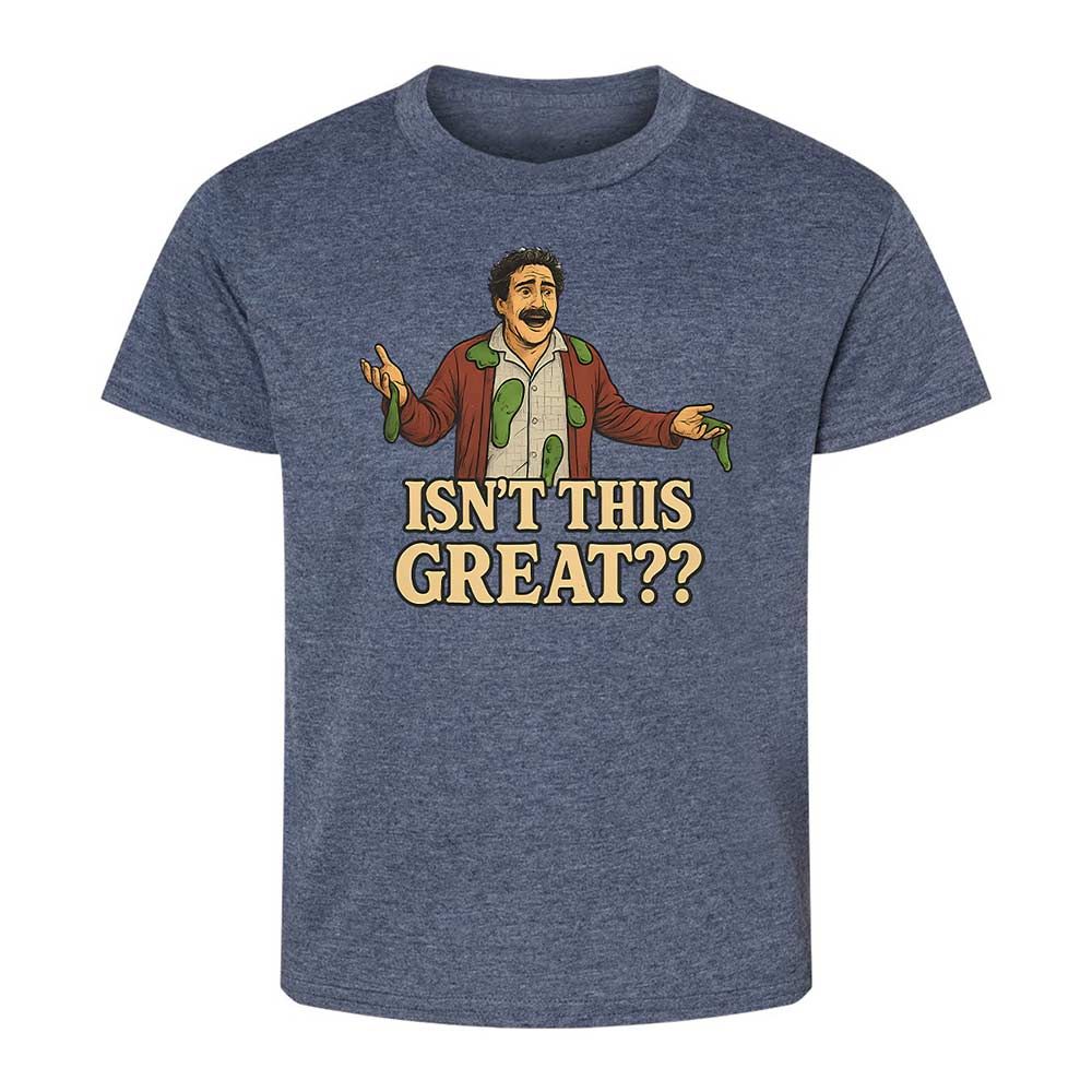Kids T-Shirt - HUB7W3G5 - Heather Navy - 15