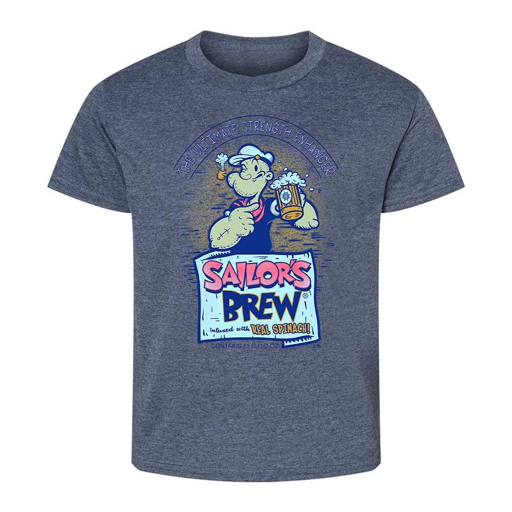 Kids T-Shirt - XQKTSCA9 - Heather Navy - 15