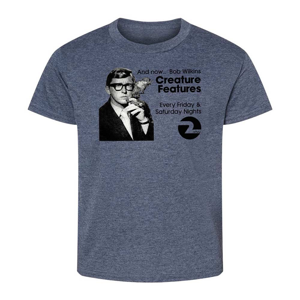 Bob Wilkins Creature Features - Heather Navy - 15