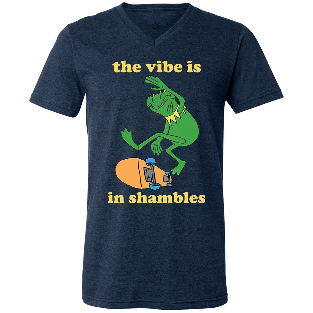 Shambles vibe - Heather Navy - 15