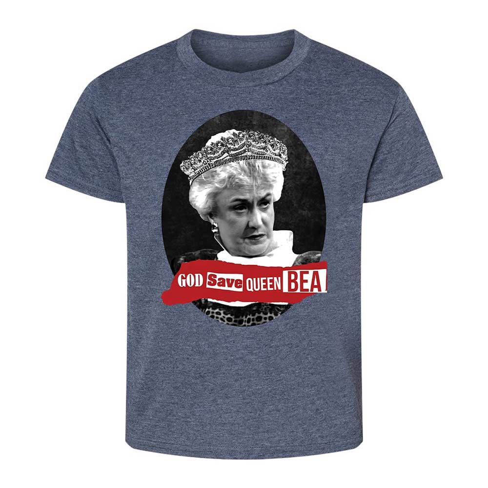 God Save Queen Bea - Heather Navy - 15
