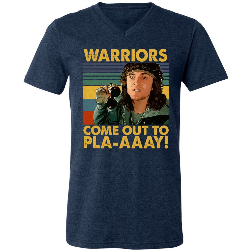 Unisex V-Neck T-Shirt - H14185QN - Heather Navy - 15