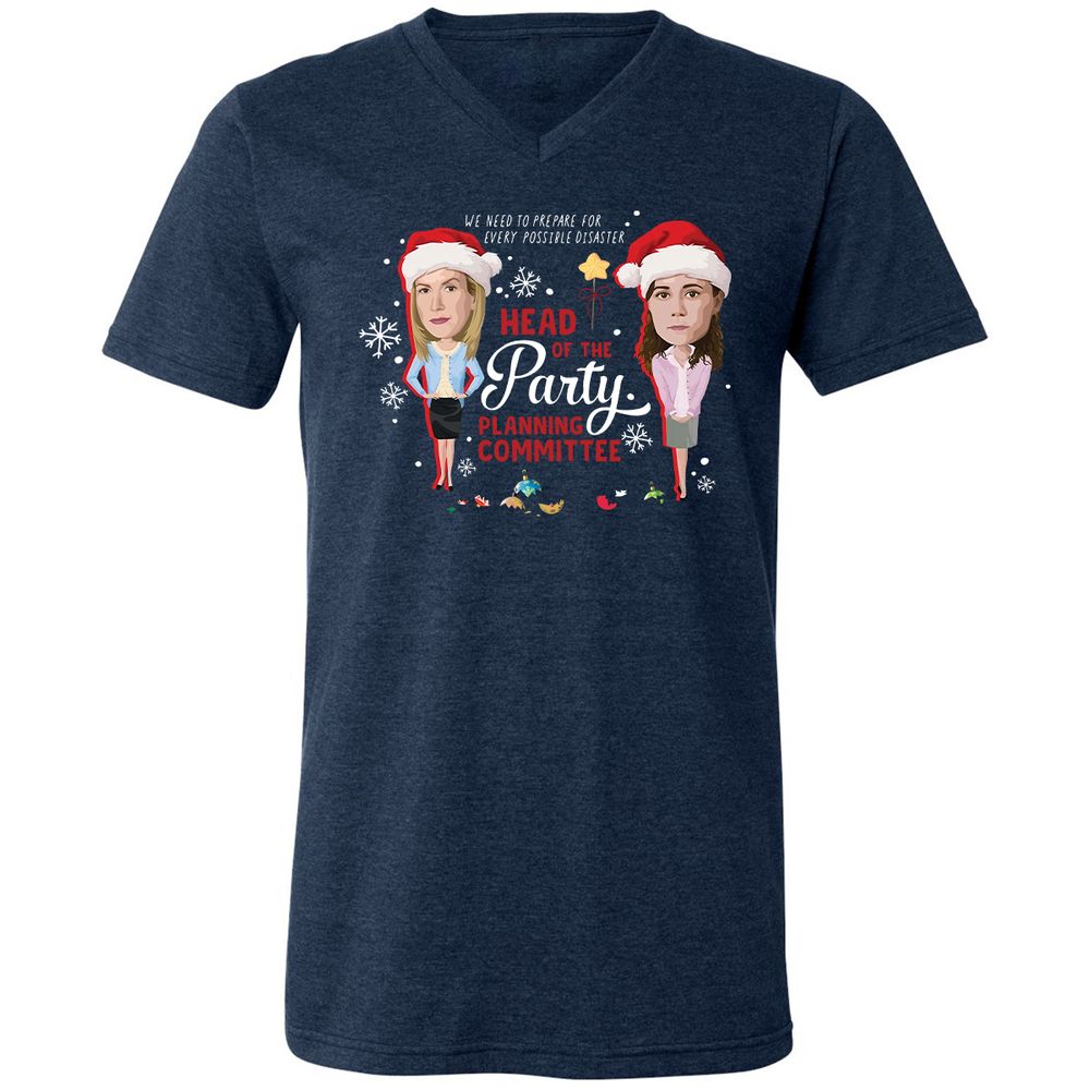 Head Of The Party Planning Committee Christmas - Heather Navy - 15