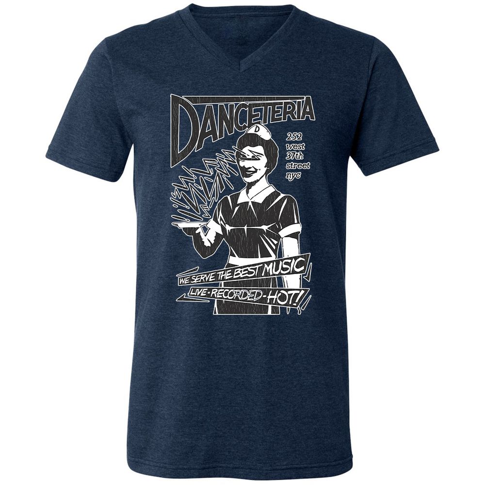 Unisex V-Neck T-Shirt - S95XHMPV - Heather Navy - 15