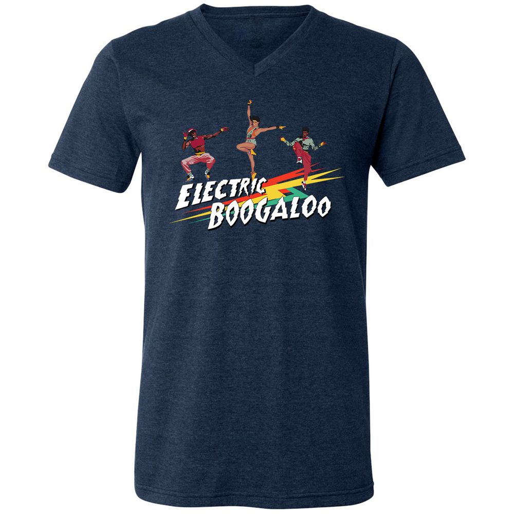 Unisex V-Neck T-Shirt - 1HHD4NQM - Heather Navy - 15