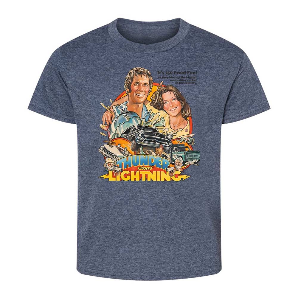 Thunder and Lightning - Heather Navy - 15