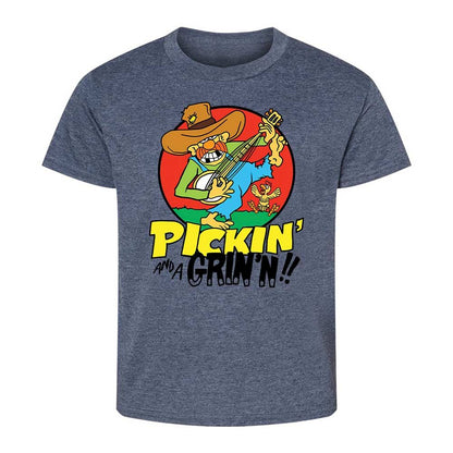 Pickin' and a Grinnin - Heather Navy - 15