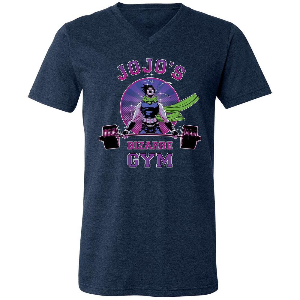 Unisex V-Neck T-Shirt - SBDSF32P - Heather Navy - 15