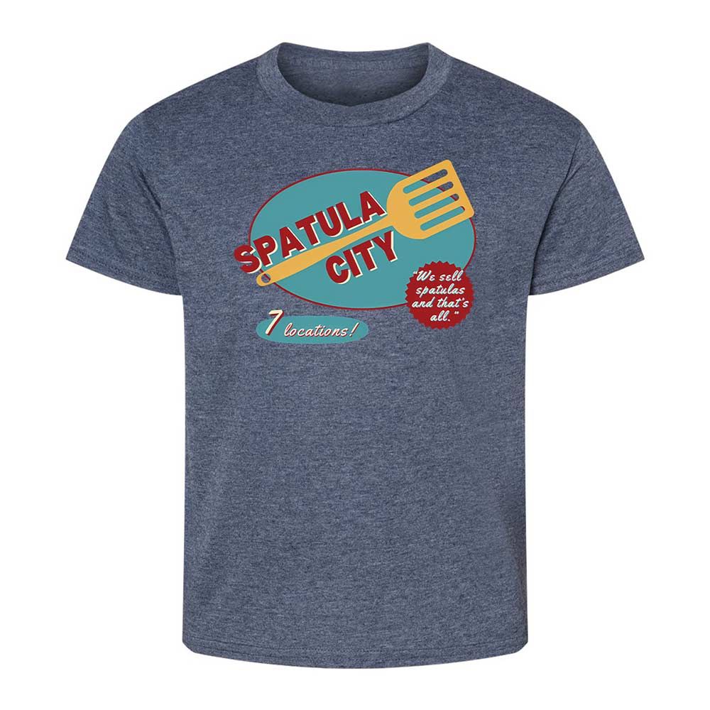 Spatula City - Heather Navy - 15