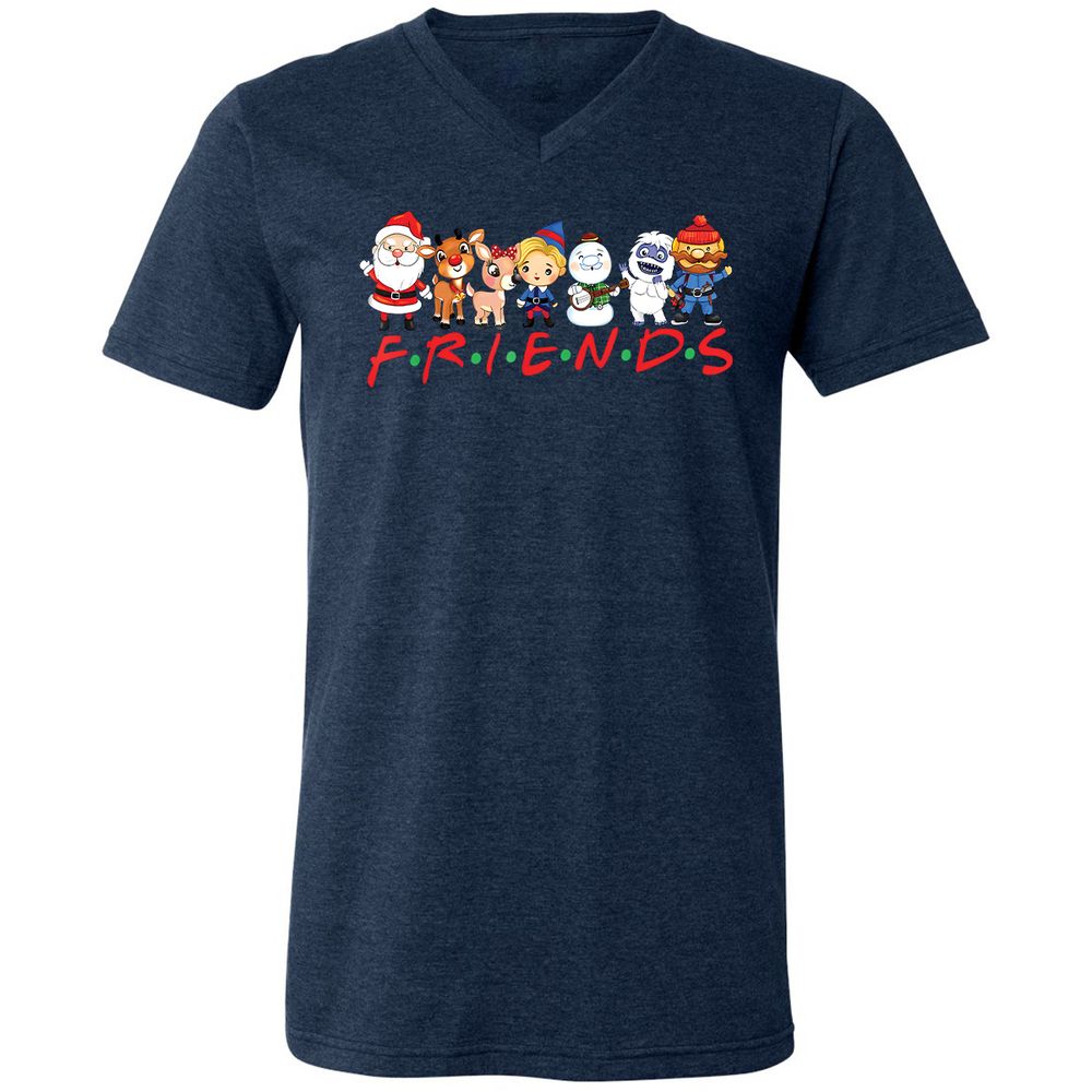 Friends Christmas - Heather Navy - 15