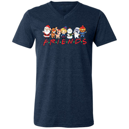 Friends Christmas - Heather Navy - 15