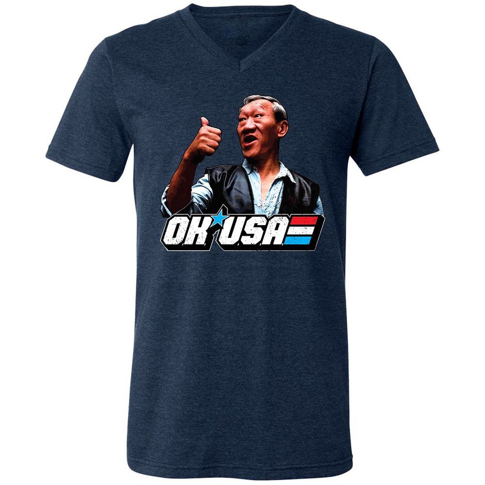 Unisex V-Neck T-Shirt - T631UCHG - Heather Navy - 15