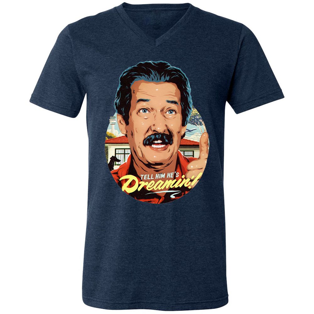 Unisex V-Neck T-Shirt - 34PLQZ3D - Heather Navy - 15