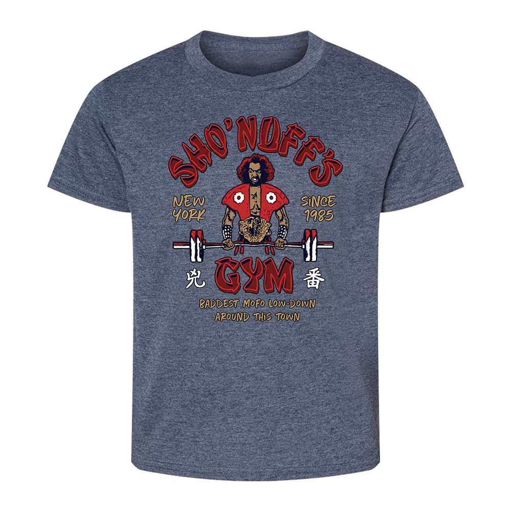 Sho'nuff's Gym - Heather Navy - 15