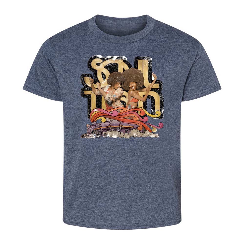 Retro Soul Train Dance Vibes - Heather Navy - 15
