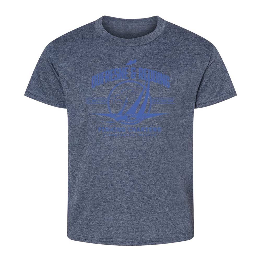 Kids T-Shirt - WXLFQBDS - Heather Navy - 15