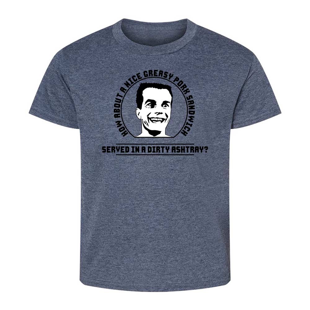 Kids T-Shirt - M3QSNRWD - Heather Navy - 15