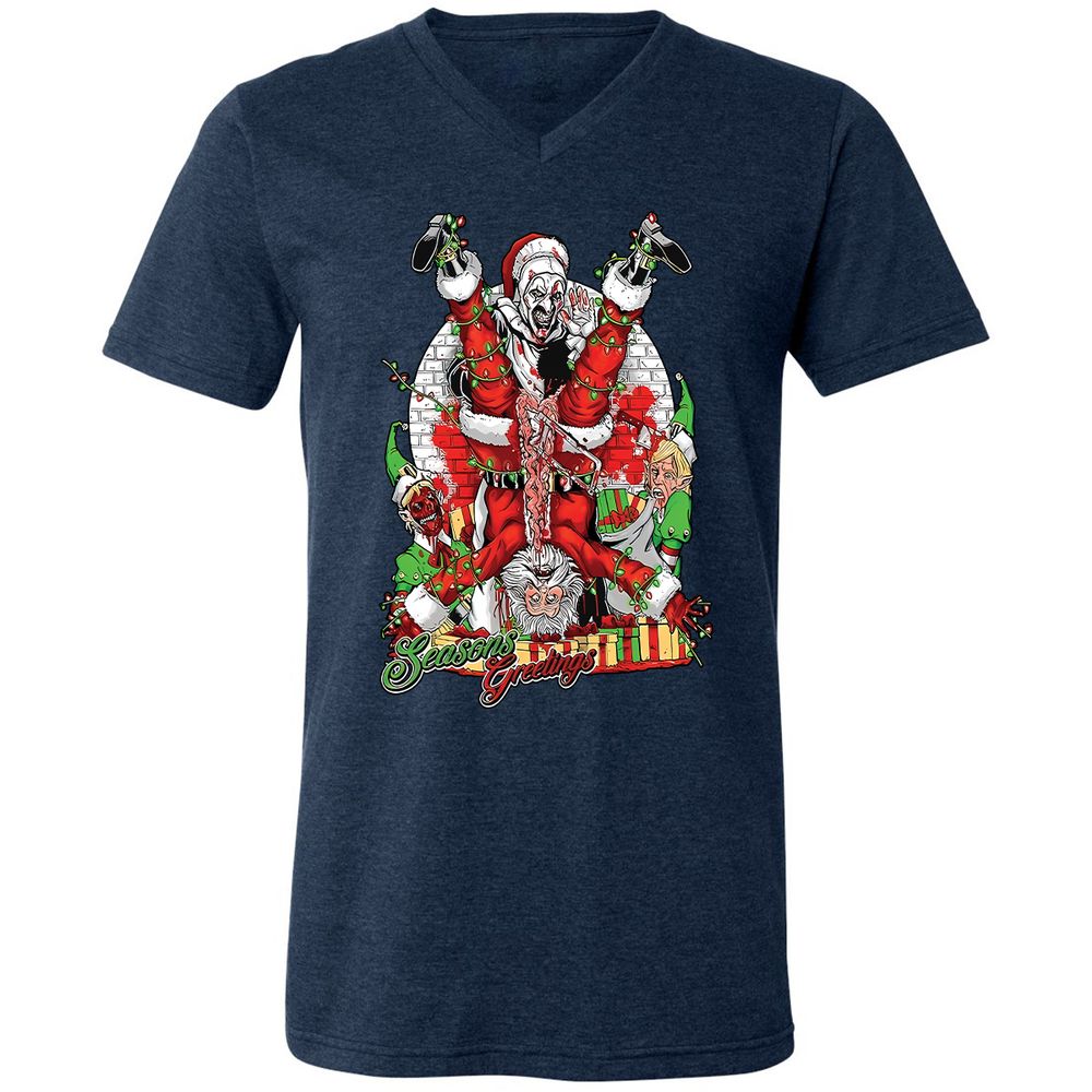 Seasons Greetings - Heather Navy - 15