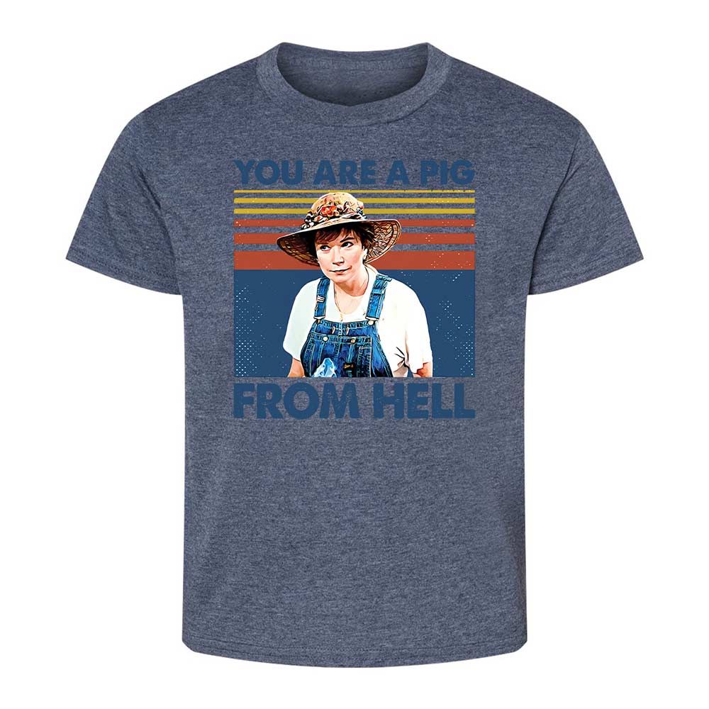 Kids T-Shirt - 56S4FLM2 - Heather Navy - 15