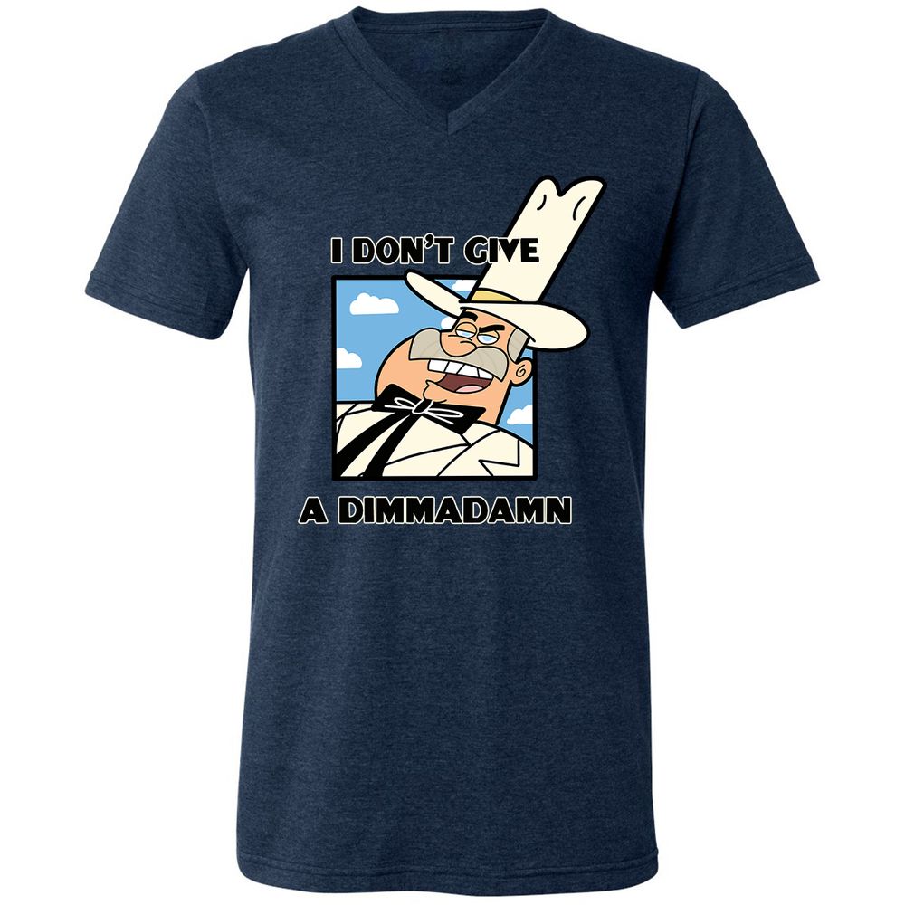 Unisex V-Neck T-Shirt - VTRFFSZ8 - Heather Navy - 15