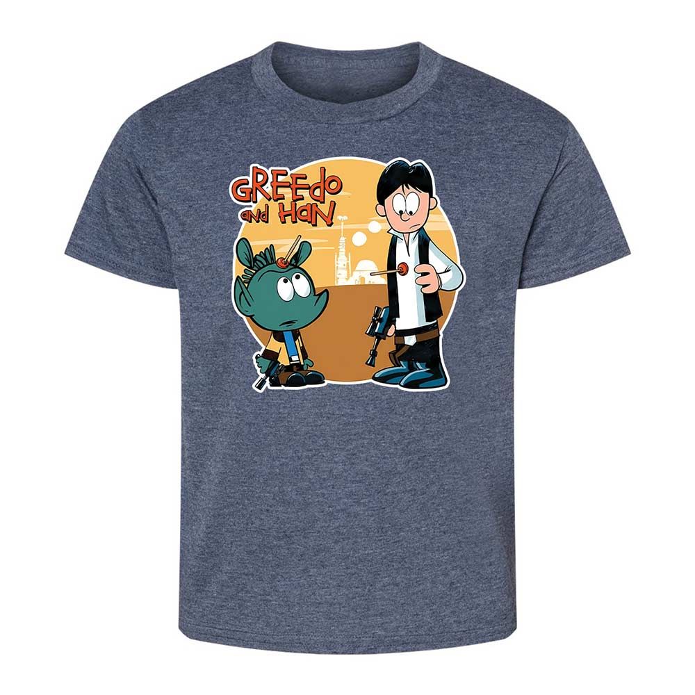 Greedo & Han - Heather Navy - 15