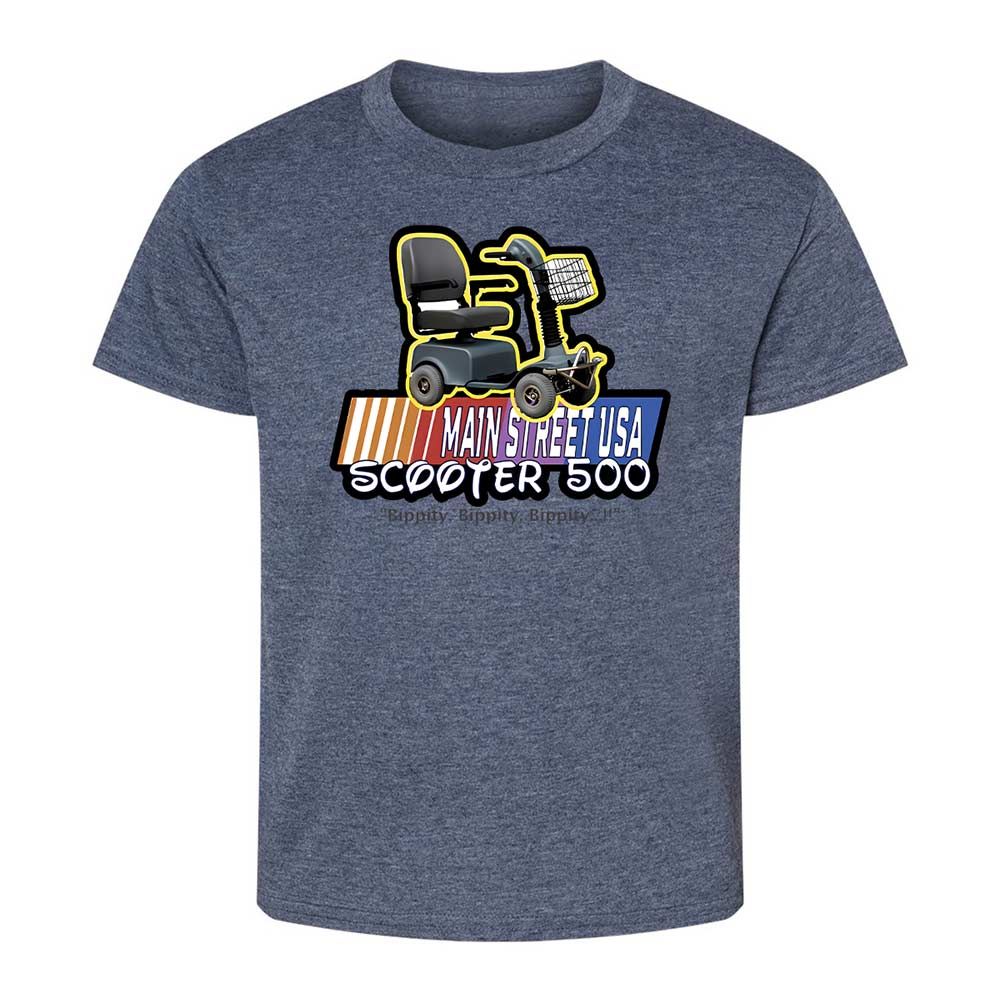 Kids T-Shirt - 91PRNNDM - Heather Navy - 15