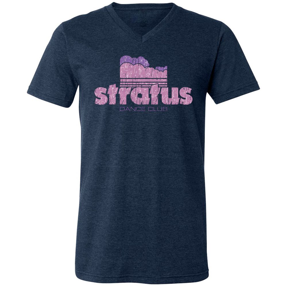 Unisex V-Neck T-Shirt - 8HDRFAG9 - Heather Navy - 15