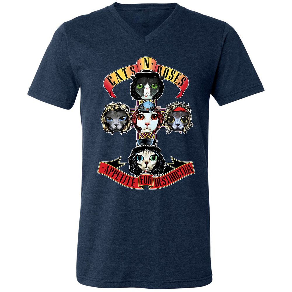 Guns N Roses - Heather Navy - 15