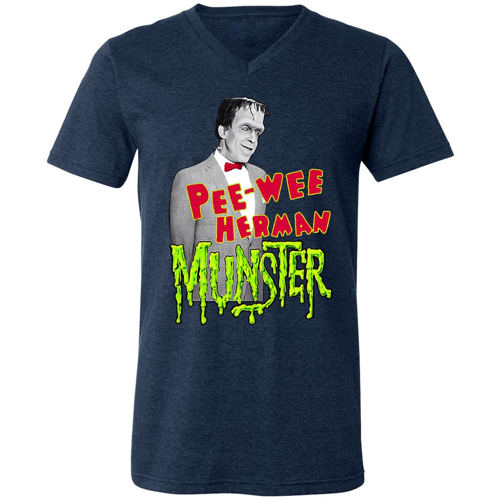 Unisex V-Neck T-Shirt - WEEKLD2D - Heather Navy - 15