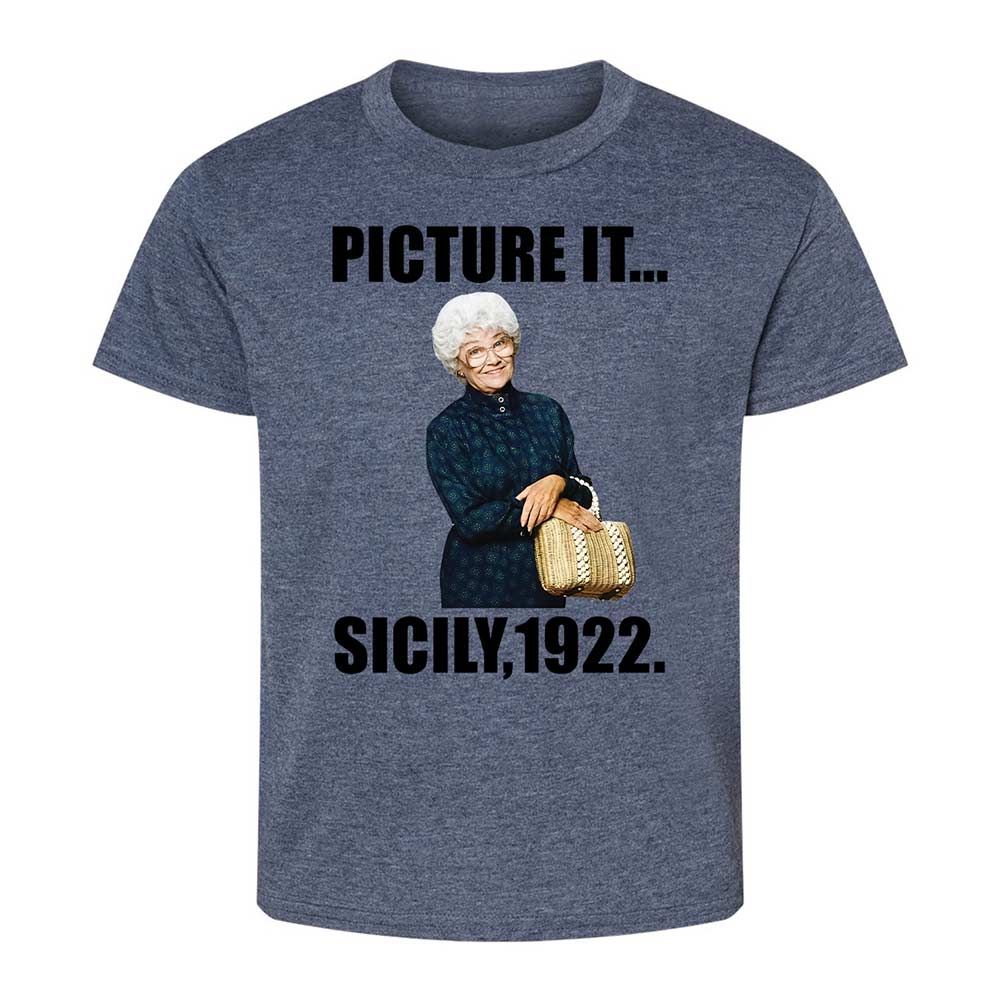 Kids T-Shirt - VTUMM8SK - Heather Navy - 15