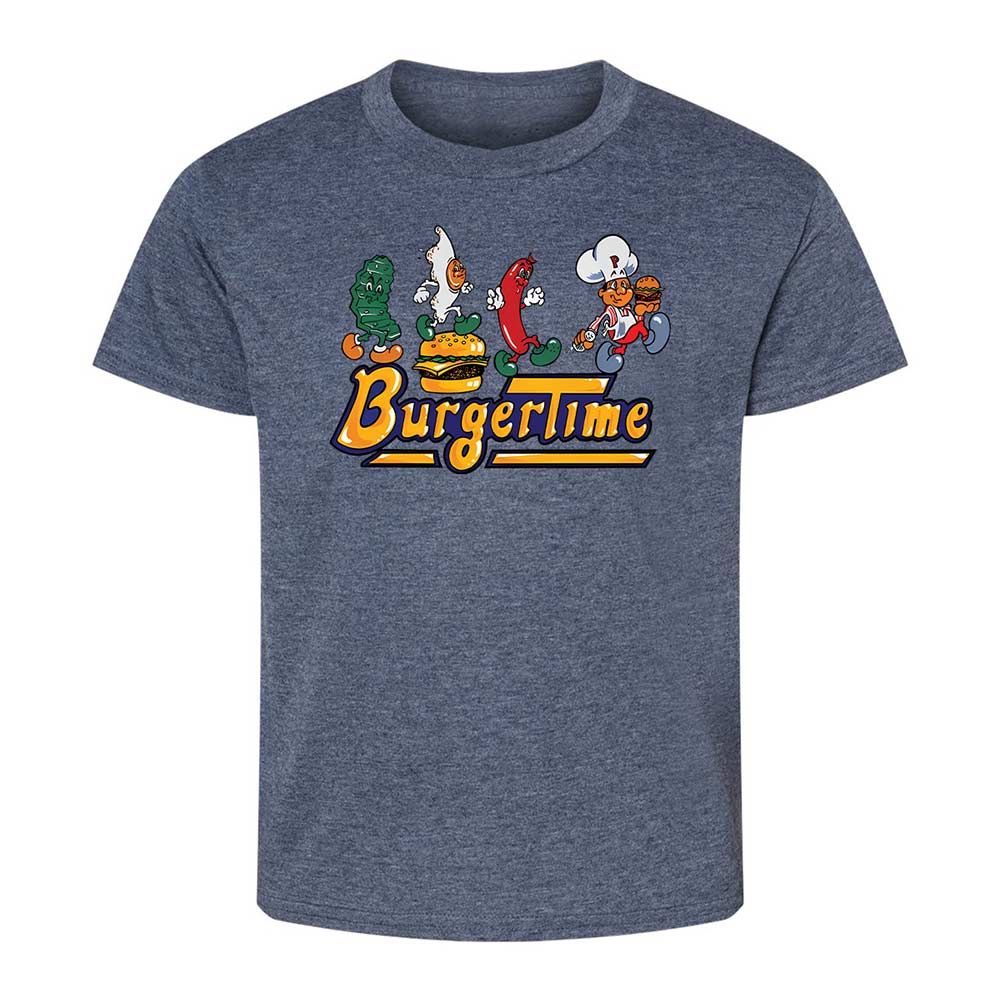 BurgerTime - Heather Navy - 15