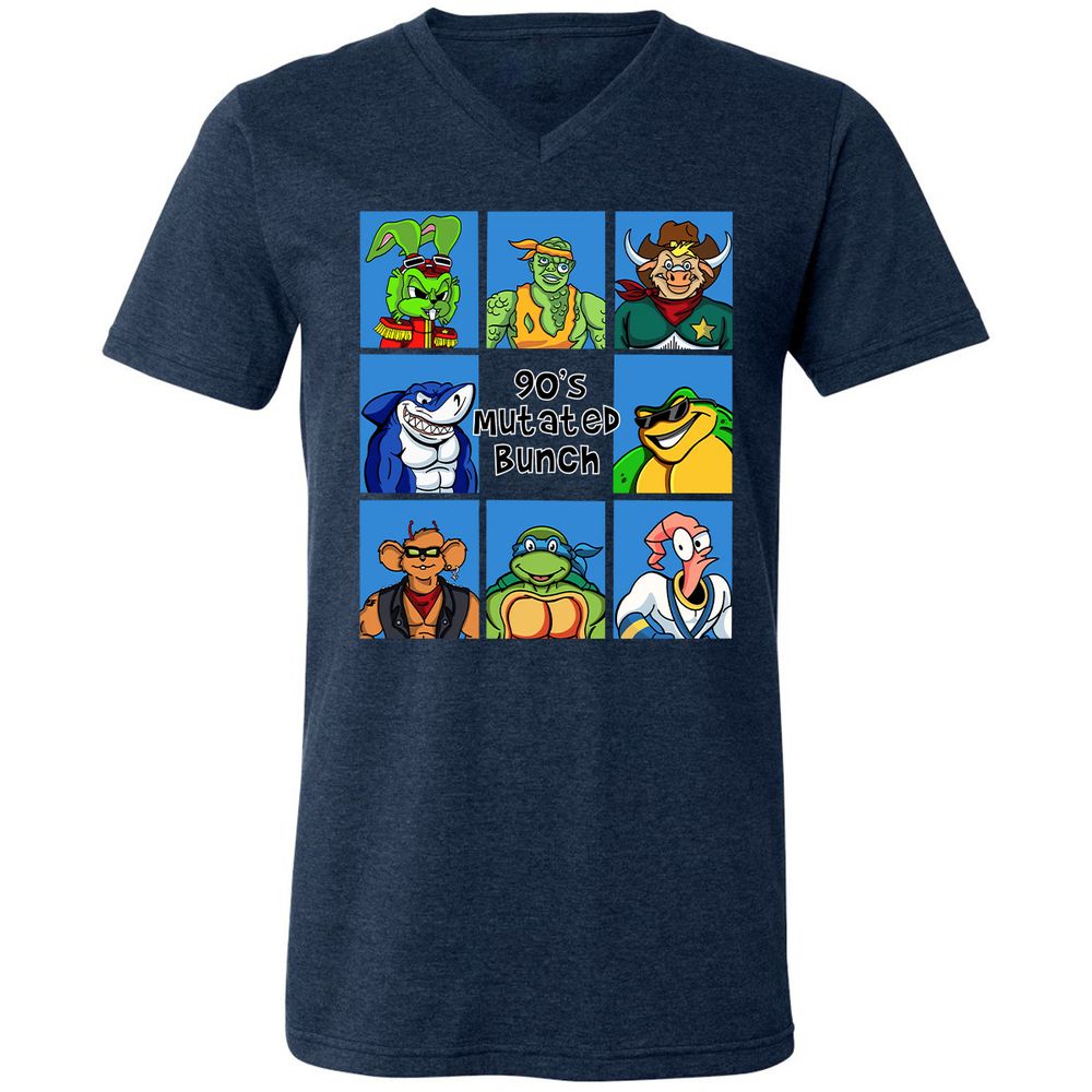 90's Mutated Bunch - Heather Navy - 15
