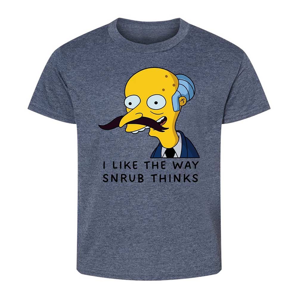 I Like the Way Snrub Thinks - Heather Navy - 15