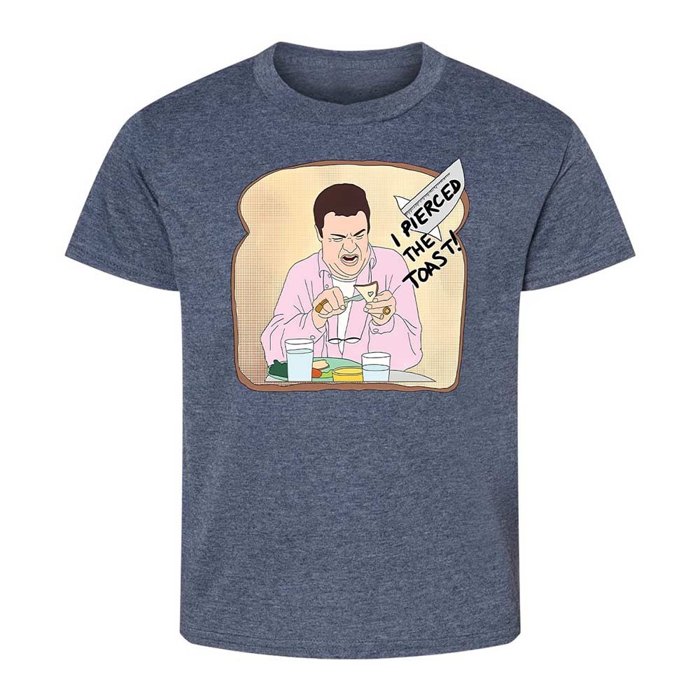 Kids T-Shirt - 7FXNZHEP - Heather Navy - 15