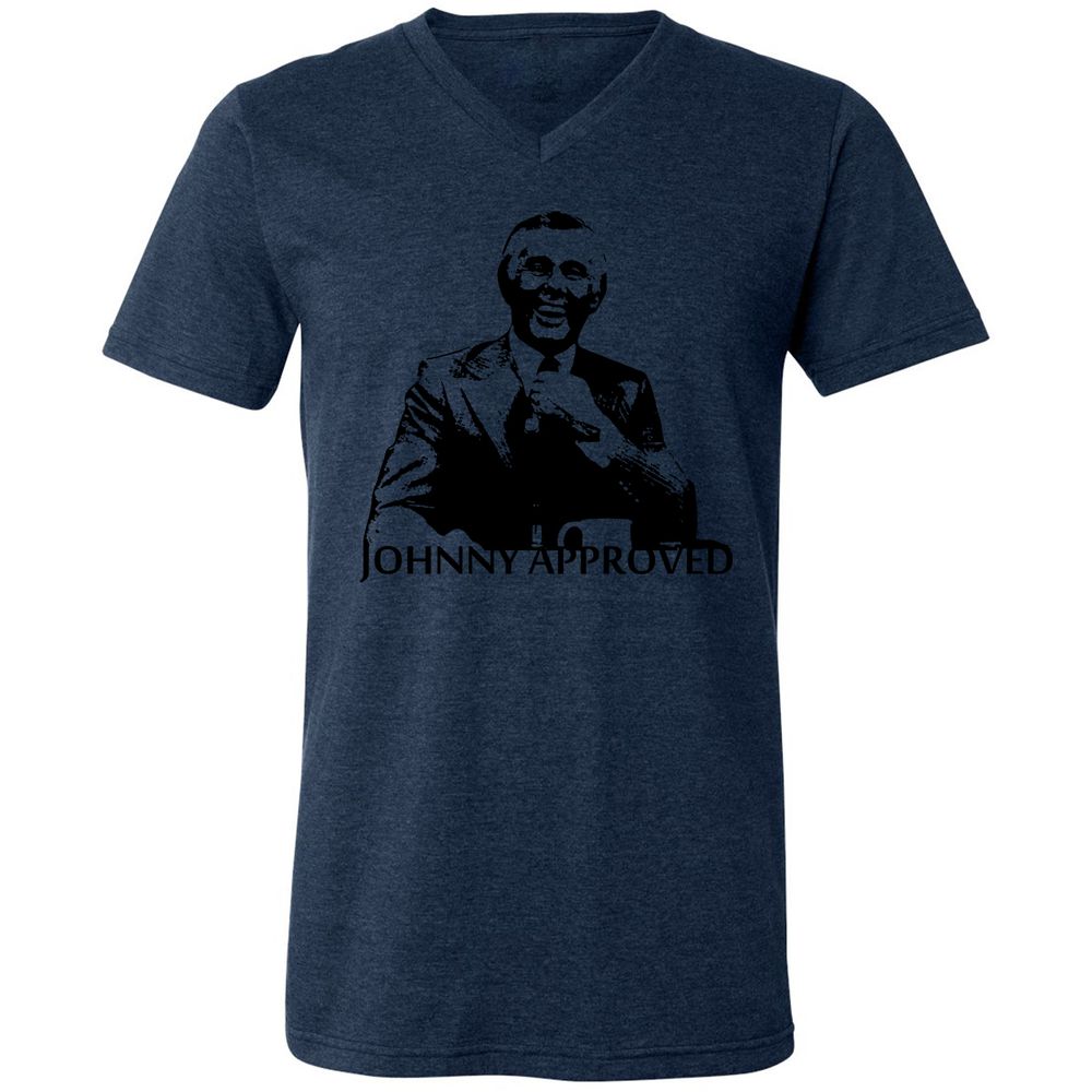If it's good, Johnny Approves - Heather Navy - 15