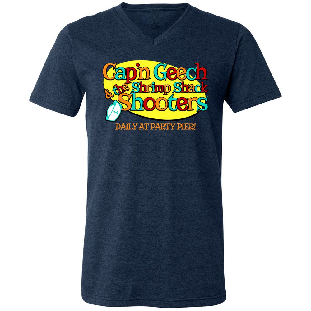 Unisex V-Neck T-Shirt - UYNWFEAZ - Heather Navy - 15