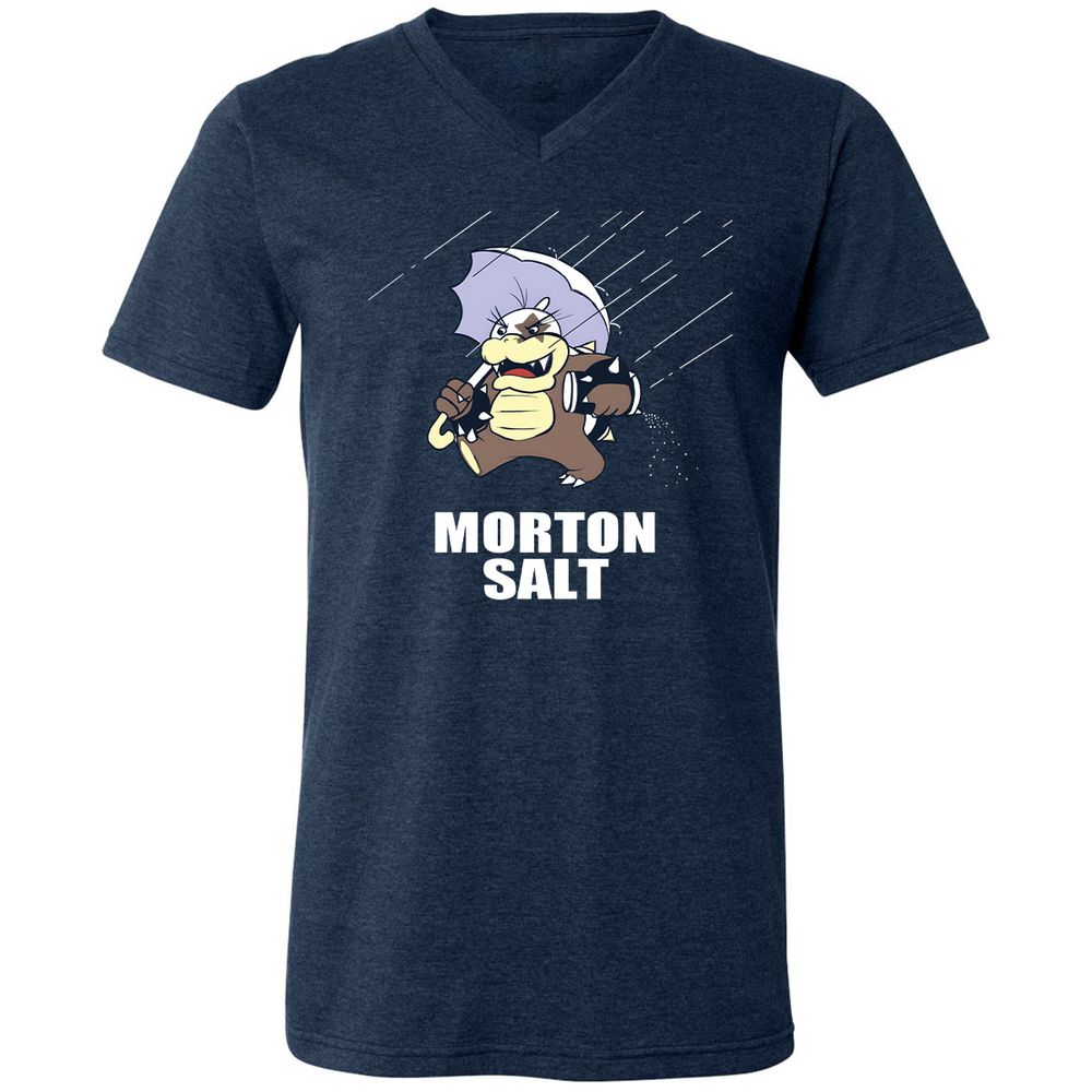 Unisex V-Neck T-Shirt - HW4VAVHD - Heather Navy - 15