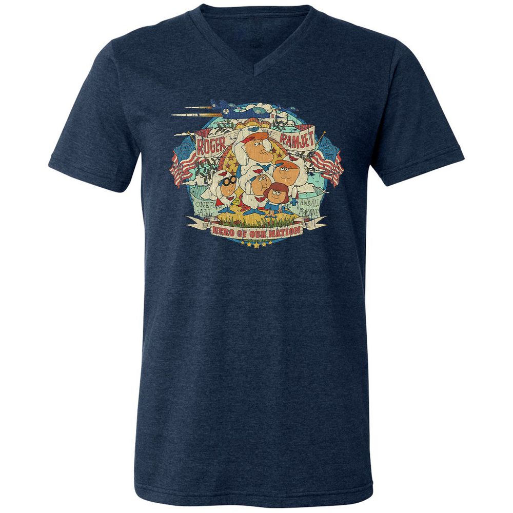 Vintage Style roger ramjet - Heather Navy - 15