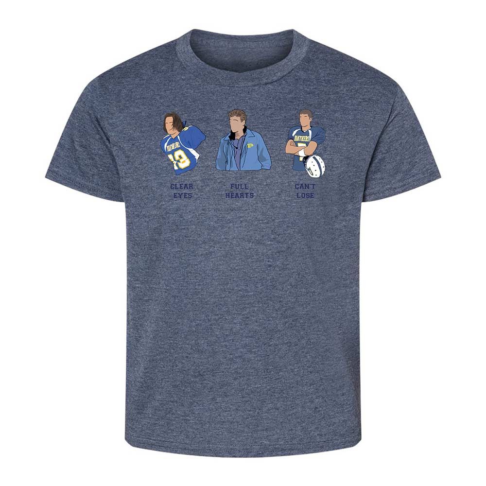 Kids T-Shirt - E6EM9UGV - Heather Navy - 15
