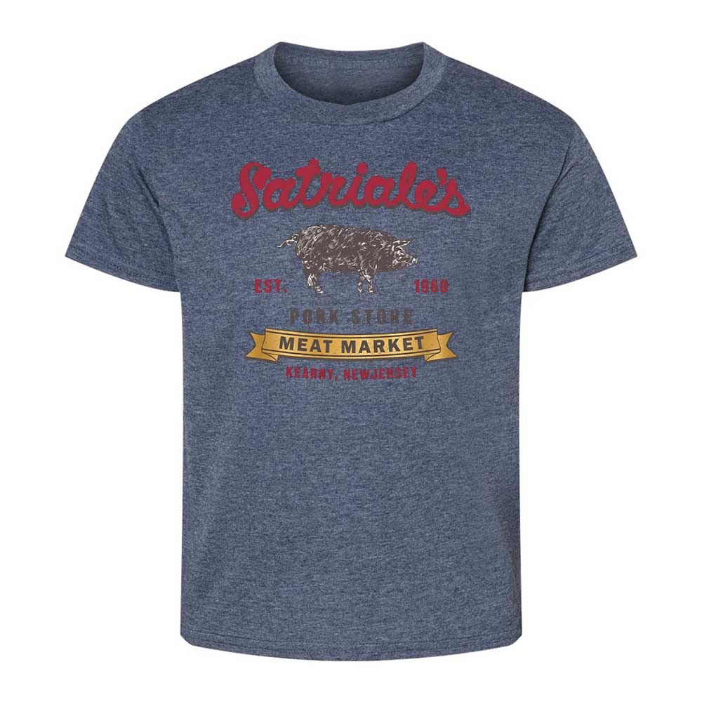 Kids T-Shirt - 6LPX1Y8H - Heather Navy - 15