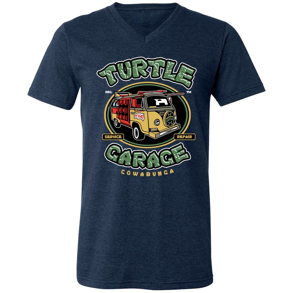 Unisex V-Neck T-Shirt - 29GU3KC3 - Heather Navy - 15