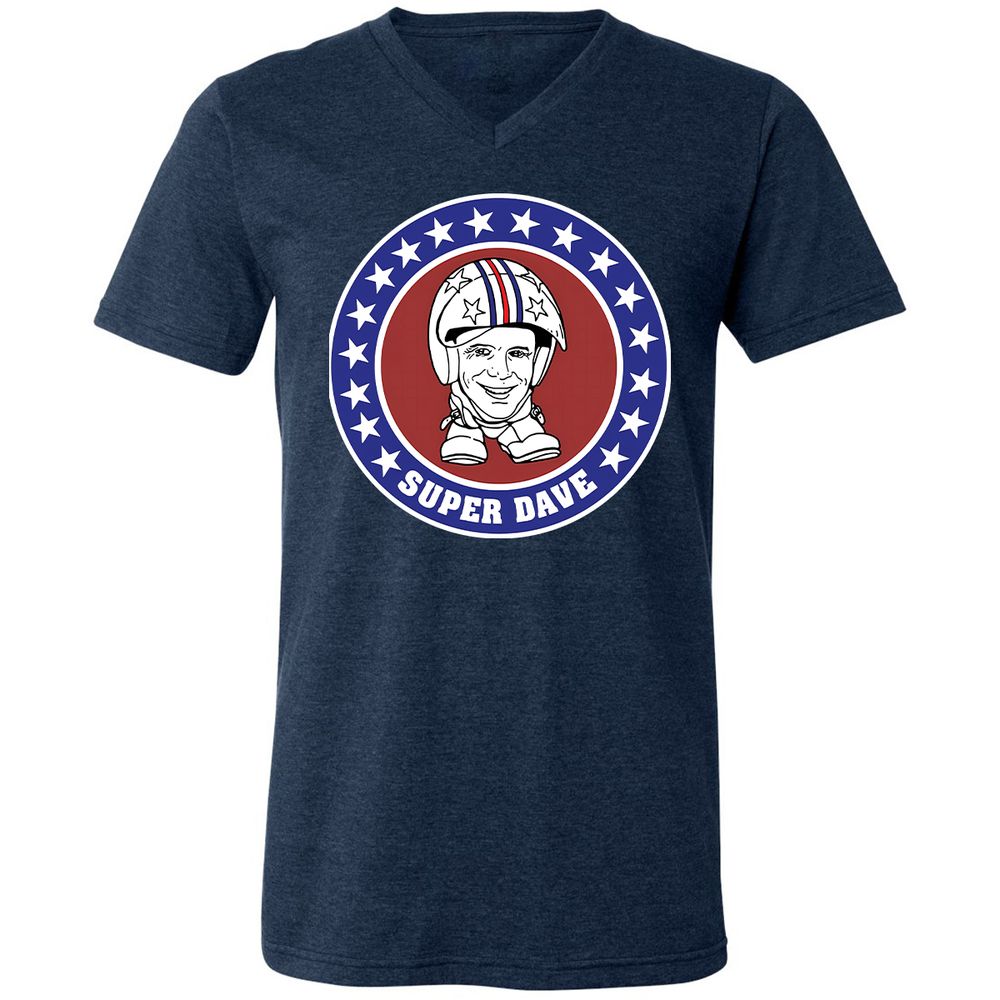 Unisex V-Neck T-Shirt - ULX71FAG - Heather Navy - 15