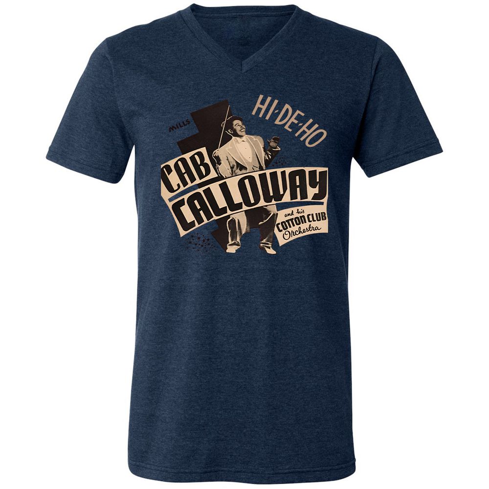 Unisex V-Neck T-Shirt - Z2LN933K - Heather Navy - 15