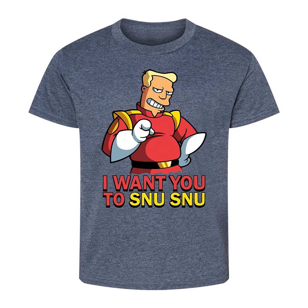 Kids T-Shirt - 5RDR4SK2 - Heather Navy - 15