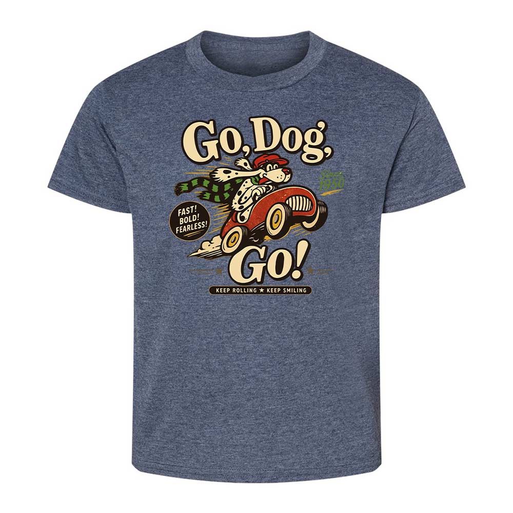 Kids T-Shirt - 1WQKDBPV - Heather Navy - 15