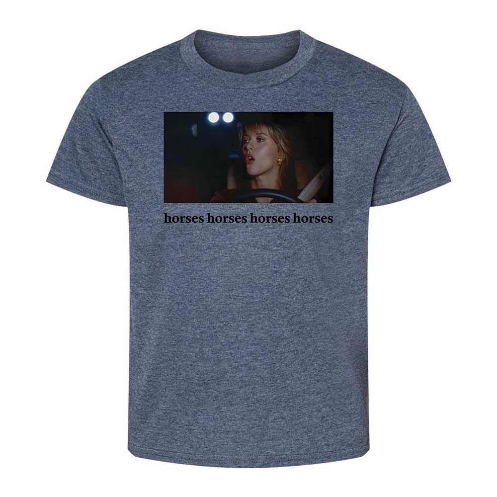 Horses horses horses horses - Heather Navy - 15