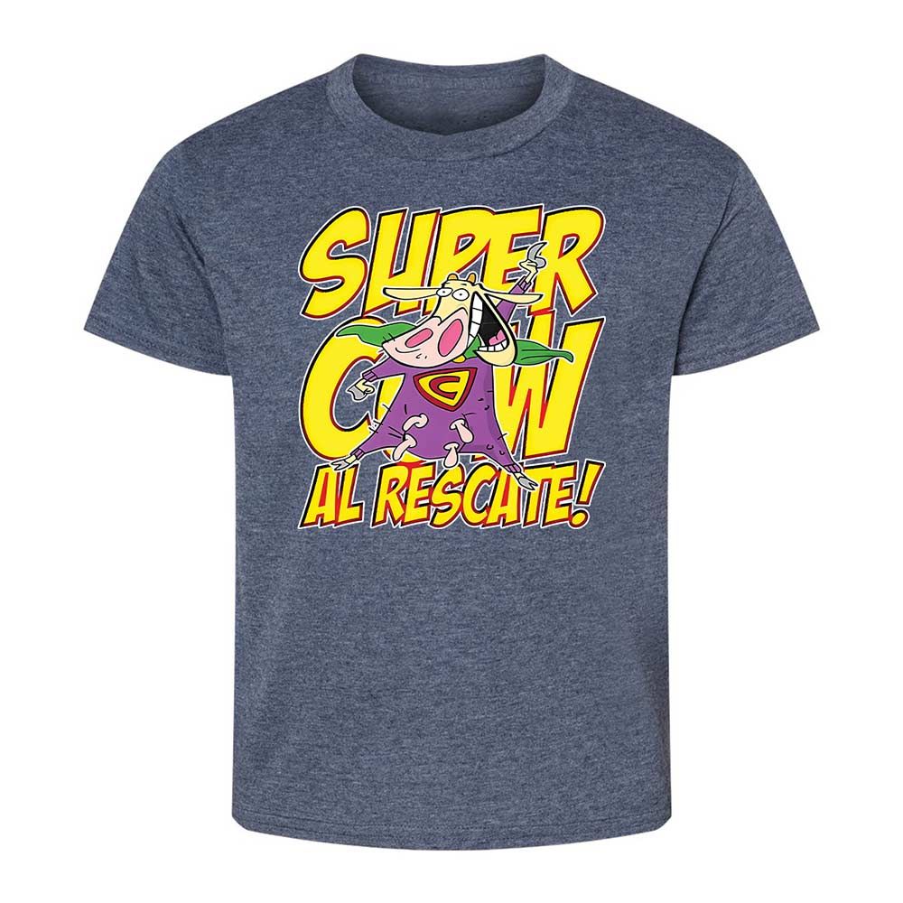 Kids T-Shirt - 1J4M8HQG - Heather Navy - 15