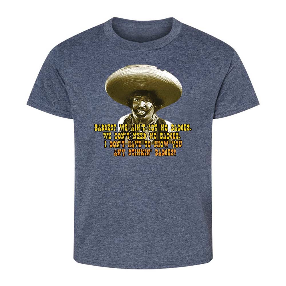 Ain't Got No Stinking Badges - Heather Navy - 15